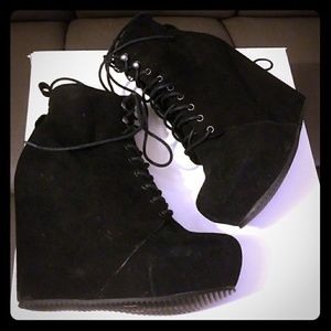 Aldo Rosienne Platform Wedge Bootie